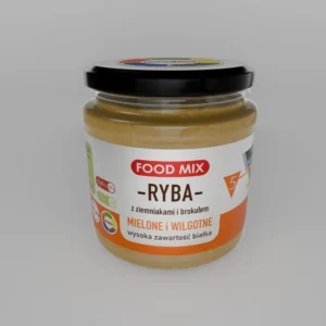 food mix mielone wilgotne ryba z ziemniakami i brokułem